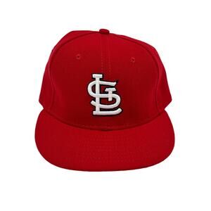 St. Louis Cardinals New Era Authentic On-Field 59FIFTY Fitted Hat 7 1/8 - Red